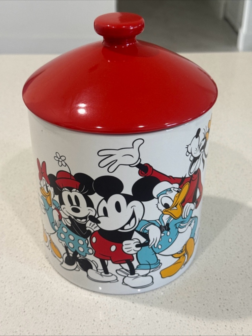 Disney Mickey Mouse & Friends "True Pals" Large Ceramic Cookie Jar